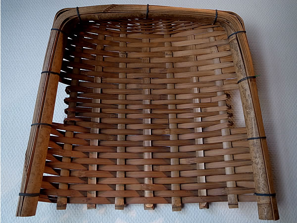 手箕 古農具 3個セット MA56（（手箕4点まとめて！！））竹製 竹細工